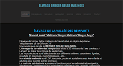 Desktop Screenshot of elevage-valleedesremparts.com